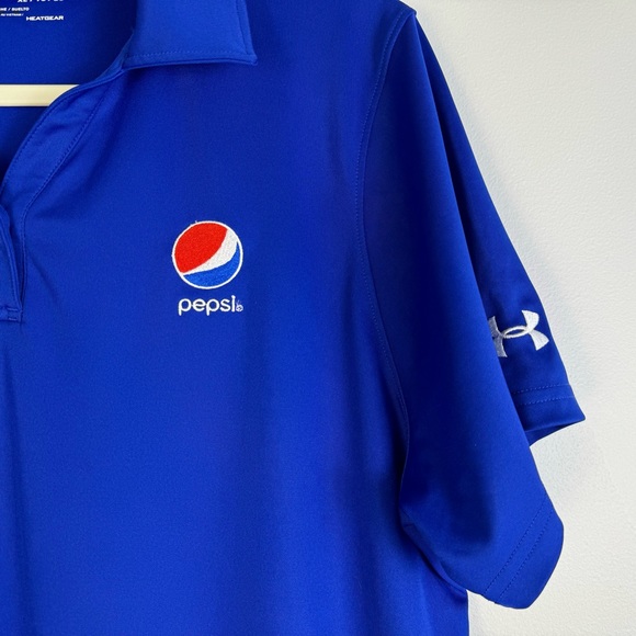 Pepsi Under Armour Women’s Performance Polo Golf Blue Employee Staff XL X-large - Picture 2 of 10